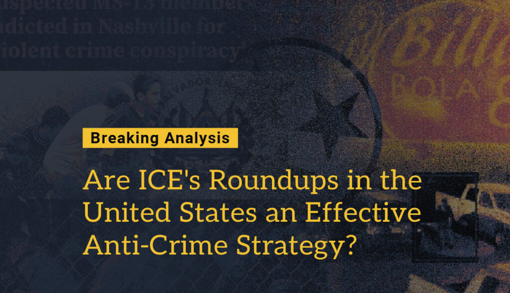 Are US ICE Roundups an Effective Anti-Crime Strategy?