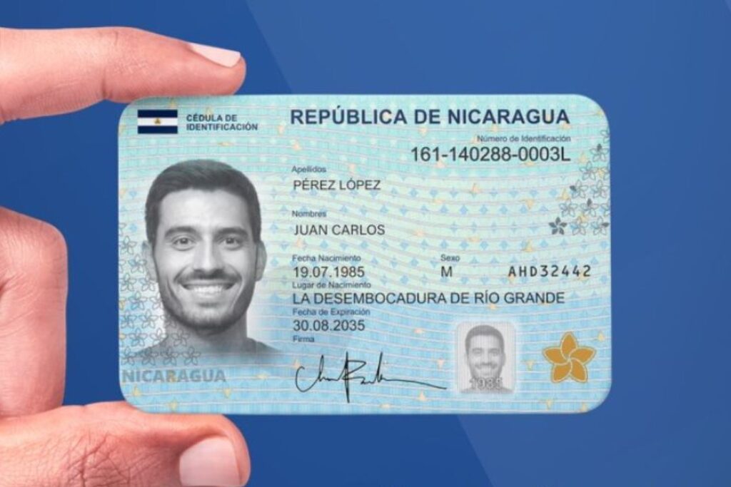 Conoce el nuevo formato de la cédula en Nicaragua a partir del 21 de febrero Conoce el nuevo formato de la cédula en Nicaragua a partir del 21 de febrero