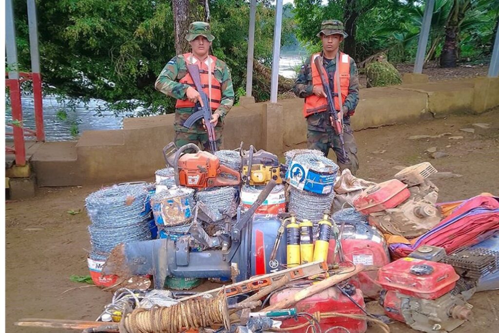 Ejército captura a 16 nicaragüenses en zona donde Costa Rica denunció que había minería ilegal