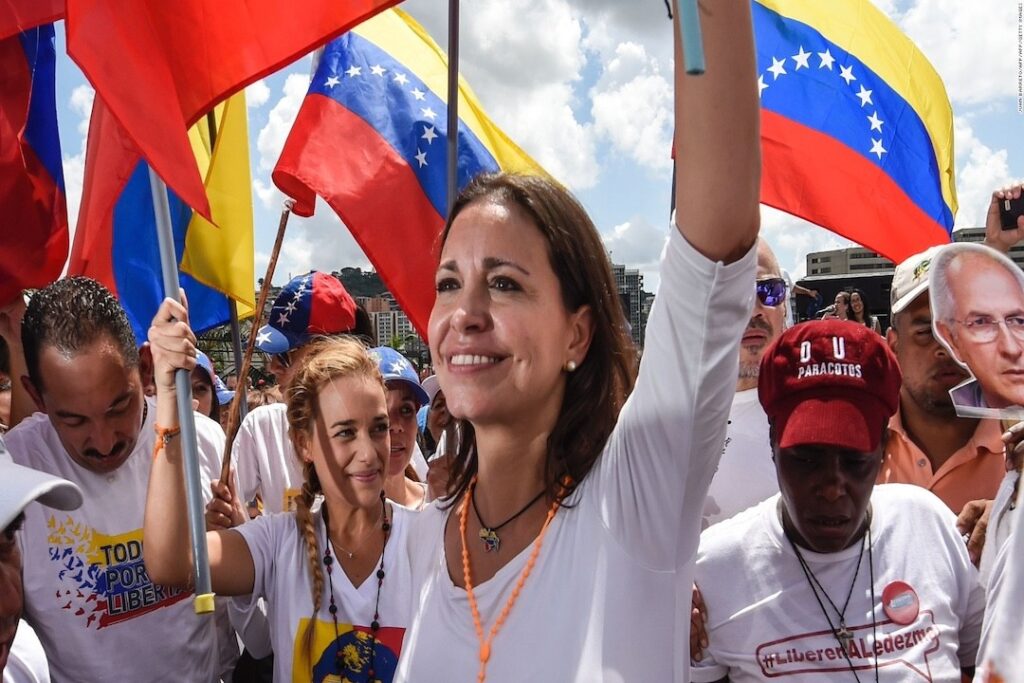 Gobiernos de Cuba y Nicaragua caerán cuando lo haga el “régimen criminal” de Venezuela, dice Machado