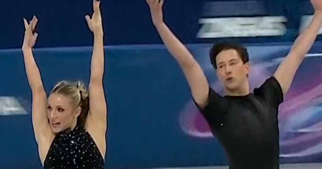 Highlights from opening day of ice dance competition