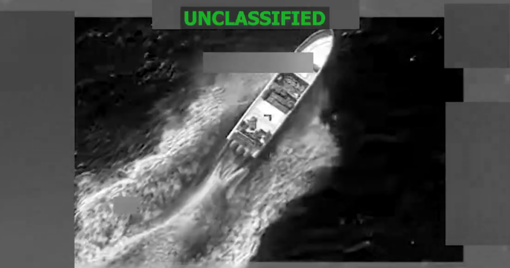 U.S. military strikes another alleged drug vessel; search launched for 1 survivor