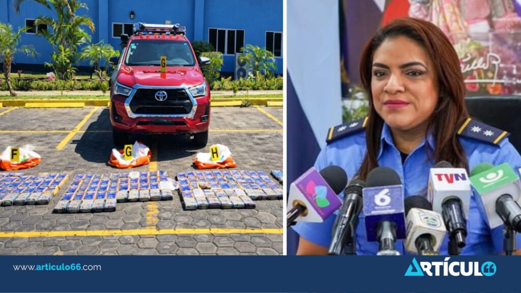 Incautan 169 kilos de cocaína en Rivas sin dejar detenidos